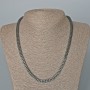 Collar de hematita Flor, diámetro 6×3 mm ±, longitud 50 cm ±