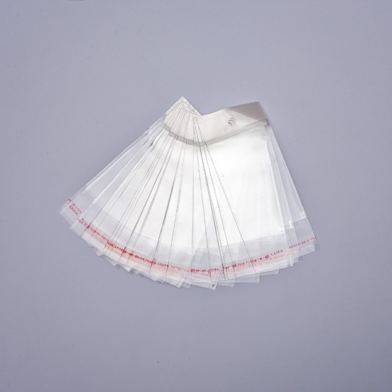 Bolsa de embalaje autoadhesiva 5,5×14 cm 100 piezas/paquete
