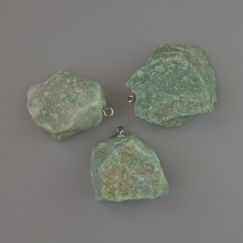 Colgante de amazonita, piedra natural sin tallar, dimensiones 26×20 a 35×29 mm, surtido