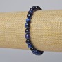Pulsera de ojo de gato azul, piedra natural