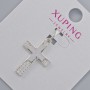 Colgante «Cruz» Xuping con cristales blancos