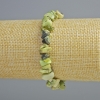 Pulsera de serpentina natural, cuentas 8x4 mm, longitud 18 cm +/- (elástico)