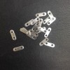 Separador-placa para dos hilos, diámetro 11×3,5 mm ±, orificio de 1,6 mm, pack de 50 piezas, color plateado