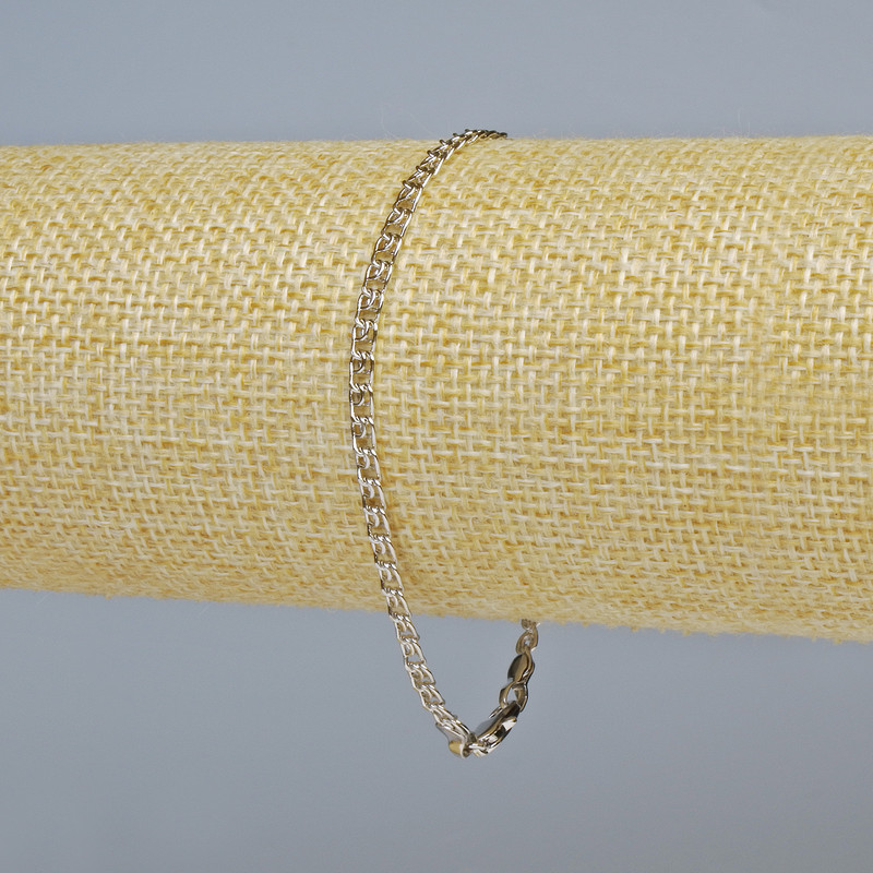 Pulsera Xuping Rodio, espesor de aproximadamente 3 mm (+/-), longitud 19 cm+