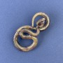 Broche serpiente color bronce esmaltado 52×29 mm+