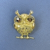 Broche-colgante «Búho» — diámetro 28 mm ±, longitud 38 mm ±