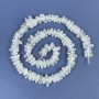 Cuentas de cristal de roca trocitos 9-12×2-4 mm a hilo, longitud 39 cm+