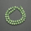 Cuentas ojo de gato verde salvia, piedra sintética, bolas lisas, diámetro 8 mm ± en hilo, longitud 39 cm+