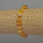 Pulsera de trocitos de ámbar, diámetro 7×4 mm ±, longitud 18 cm ±, elástica