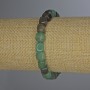 Pulsera de ágata brasileña, cubos 7×7 mm +-, longitud 18 cm +- elástica