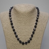 Collar de aventurina «Noche de El Cairo» facetado, diámetro 9×8 mm, longitud 50 cm ±