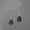 Pendientes de crisoprasa Kralia 12x8 mm+-, longitud 30 mm+