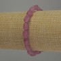 Pulsera de turmalina pulida, diámetro 9×6 mm ±, longitud 18 cm, elástica