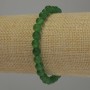 Pulsera de crisoprasa, bolas lisas, diámetro 6 mm, longitud 18 cm, elástica