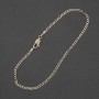 Pulsera Xuping Rodio, longitud 20 cm, grosor 2,2 mm+