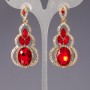 Pendientes con cristales «Linda» estilo araña