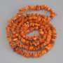 Cuentas de nácar troceadas, diámetro 7–9×2–4 mm, longitud 80 cm ±, en hilo