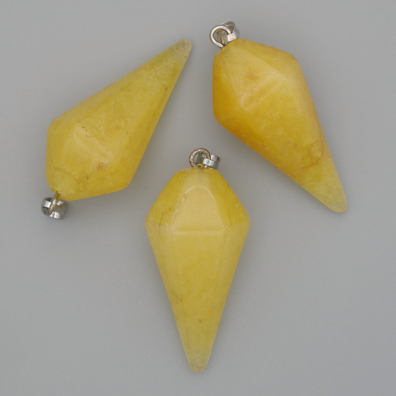Colgante 'Péndulo' de citrino 38×28×14 mm+