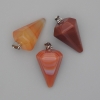Colgante «Péndulo» de cornalina 28x20x14 mm+