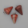 Colgante «Péndulo» de Jaspe Rojo 28×20×14 mm+