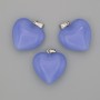 Colgante Corazón de Aguamarina 20×20×25 mm+