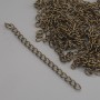 Cadena extensora adicional de 7 cm - color bronce (34 g ±)