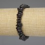 Pulsera de granate en gránulos con base elástica