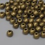 Abalorio-inserto de color bronce, diámetro 5×4 mm, agujero de 1,5 mm ±, envasado 60 uds.