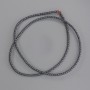 Cuentas de hematita, bolas de 2 mm ± en hilo, longitud 40 cm