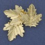 Broche en forma de hoja 48×44 mm ± dorado
