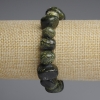 Pulsera de serpentina facetada, diámetro 14–17×7–10 mm, longitud 18 cm +/- (elástico)