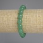 Pulsera de nefrita, bolas lisas, diámetro 10 mm ±, longitud 18 cm