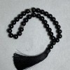 Pulsera de ágata natural, cuentas lisas de 8 mm, 33 cuentas