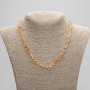 Collar de citrino, bolas lisas de 6,5 mm