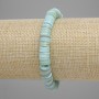 Pulsera de concha Scafarka rondel, diámetro 8×1,5 mm, longitud 18 cm, elástica