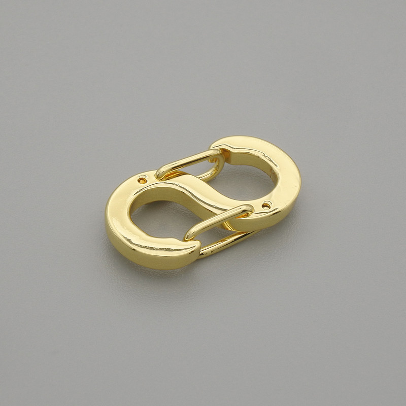 Cierre dorado de 16×8,5 mm ±
