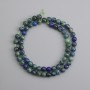 Cuentas de azurita, bolas lisas, diámetro 6 mm ±, longitud 38 cm ±