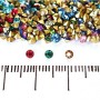 Piedras Strass multicolor, diámetro 2,5 mm, pack de 7 g (±)