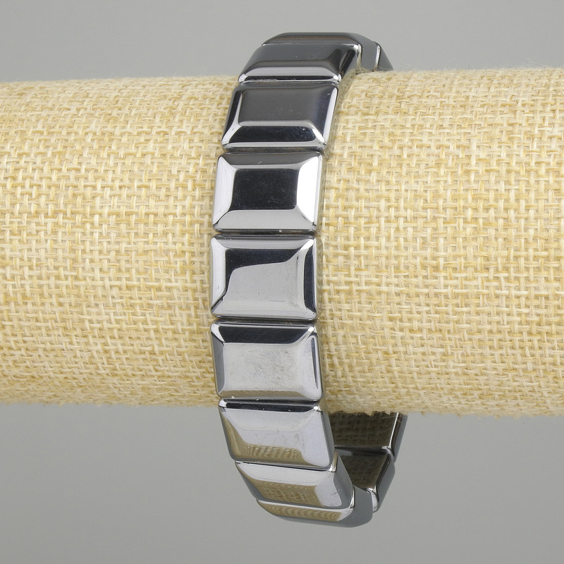 Pulsera de terahercios, eslabón, diámetro 16×12 mm, longitud 18 cm, elástica