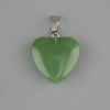 Colgante «Corazón» de jade 20×20 mm ±, longitud 28 mm+