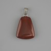 Colgante de cornalina en forma de trapecio 17×21 mm, longitud 30 mm ±