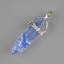 Colgante de vidrio teñido en forma de cristal hexagonal 30×8×41 mm+