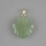 Colgante concha de nefrita 22×22×mm±, longitud 30 mm+