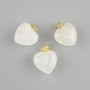 Colgante Corazón de cristal de roca 15×15×23 mm+