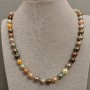 Collar de perlas de Mallorca, longitud 47 cm ± con cierre