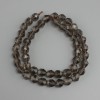 Cuentas facetadas de topacio ahumado, diámetro 8×7,5 mm, longitud 38 cm aprox.
