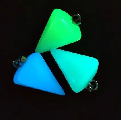 Colgante péndulo que brilla con ónix verde natural 14×22×30 mm