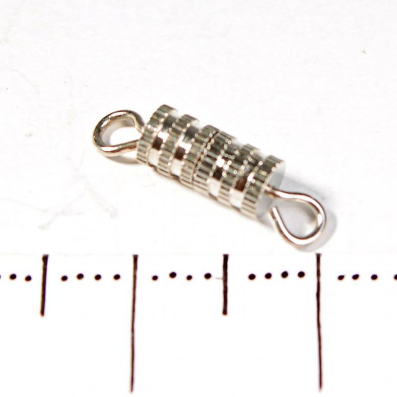 Cierre roscado para cuentas y pulseras, pack de 15 piezas