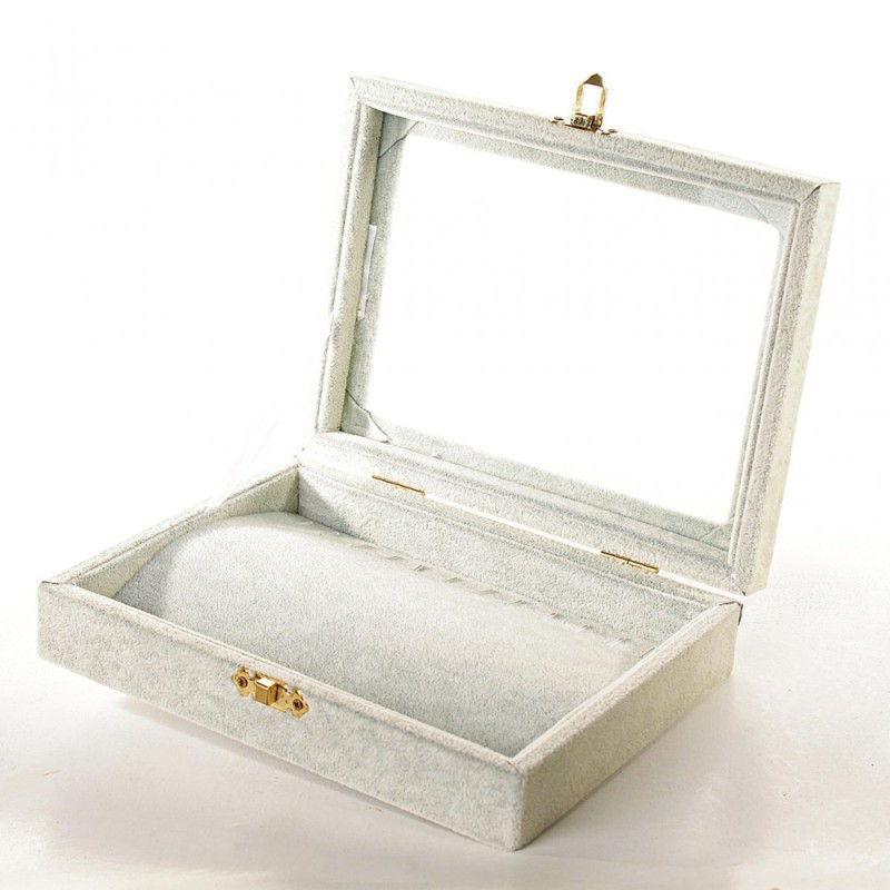 ! (20×15×5 cm) Caja expositora de terciopelo A40-1