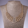 Collar Hi-tech en estilo romano, longitud 42-48 cm, metal dorado